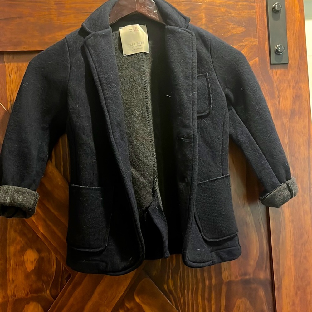 LIKE NEW BOYS WOOL BLAZER FROM ZARA